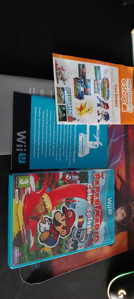 Paper Mario : Color Splash, krasloos, Spelcomputers en Games, Games | Nintendo Wii U, Overige genres, 1 speler, Ophalen of Verzenden