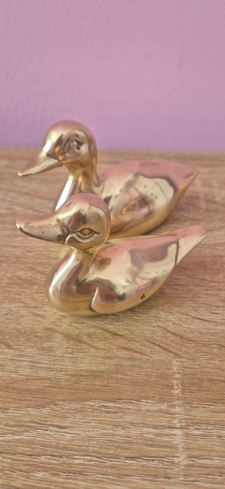 Vintage Messing Eendenset - Hollywood Regency Stijl, Verzenden, Koper