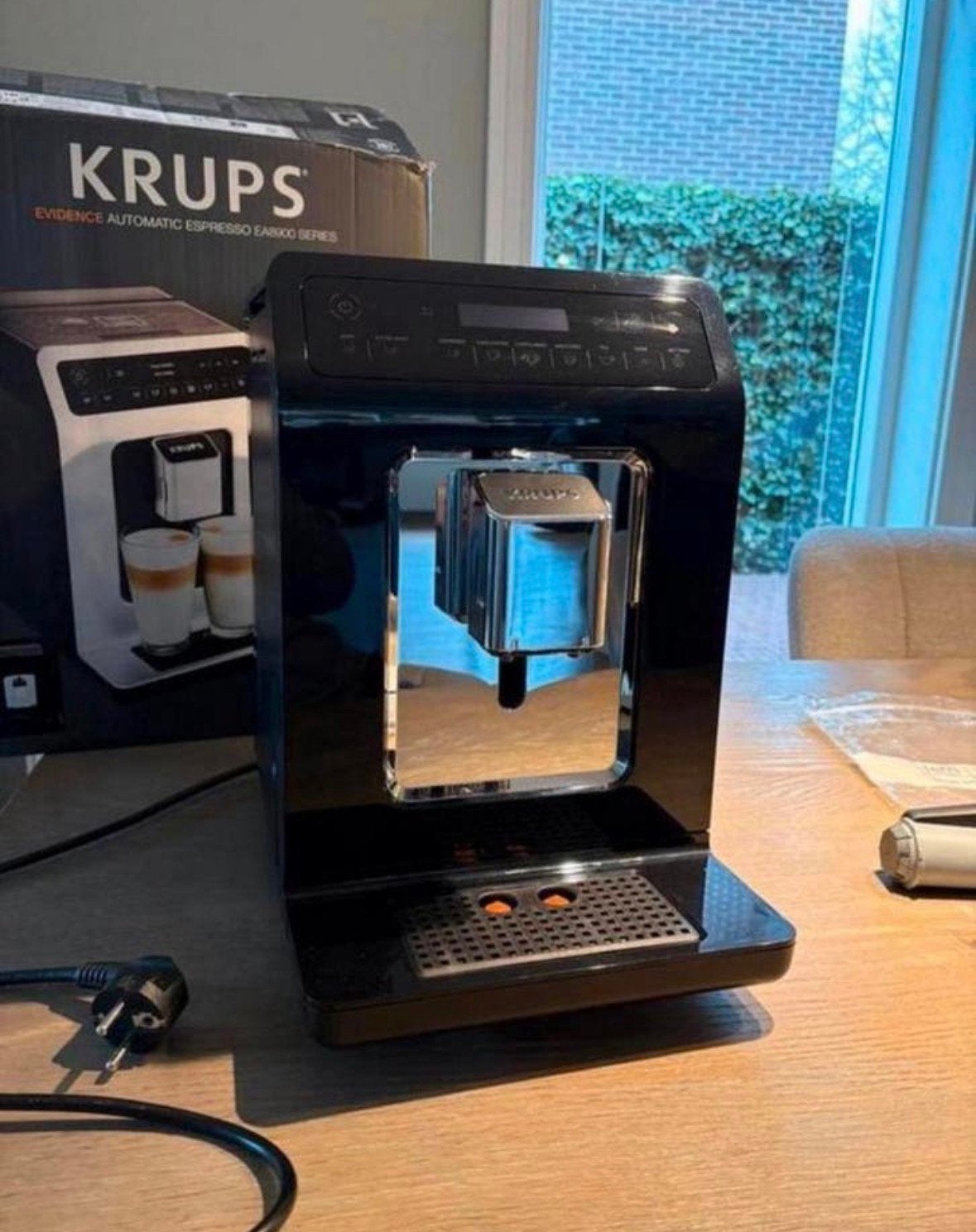 Krups EVIDENCE AUTOMATIC ESPRESSO EA8900 SERIES, Gebruikt, !, Espresso apparaat, Ophalen of Verzenden