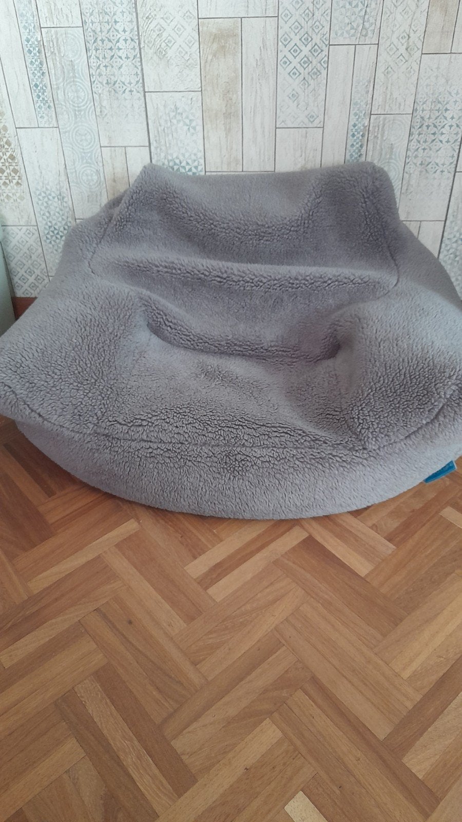 Loungepug kids grijs, Huis en Inrichting, Zitzakken, Ophalen of Verzenden, Gebruikt, Grijs, Zitzakstoel