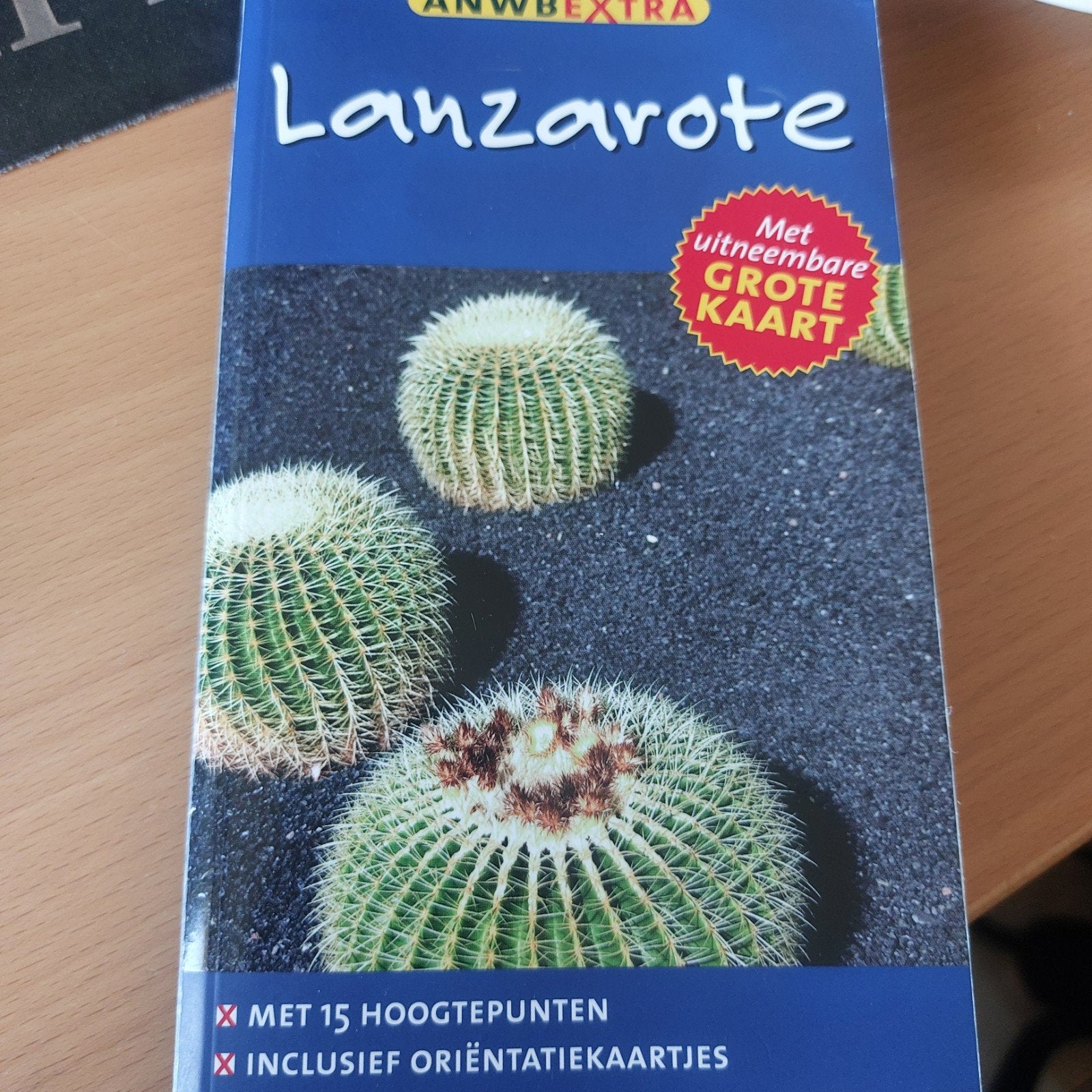 ANWB Extra Reisgids Lanzarote met kaart, Boeken, Onbekend, Europa, Ophalen of Verzenden, Zo goed als nieuw
