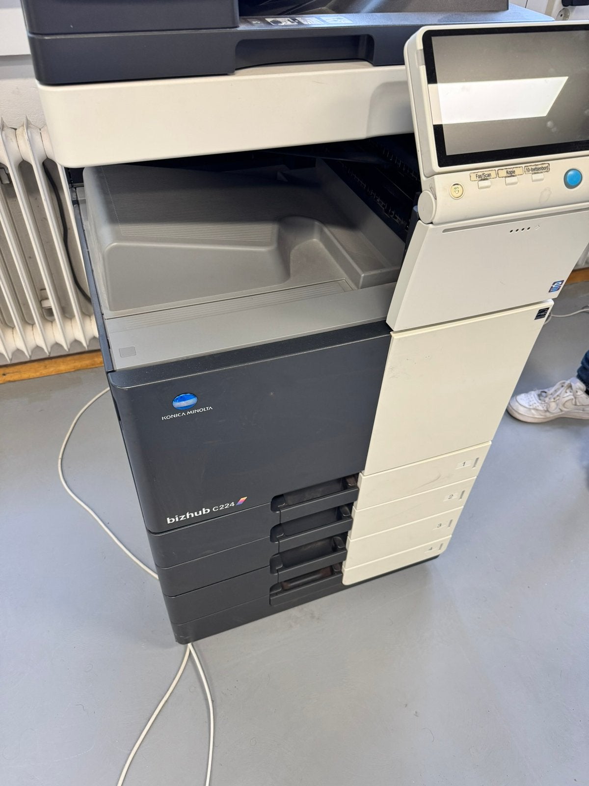 Konica Minolta all-in-one kantoorprinter bizhub C224, Computers en Software, Printers, Ophalen, Gebruikt, All-in-one, Laserprinter