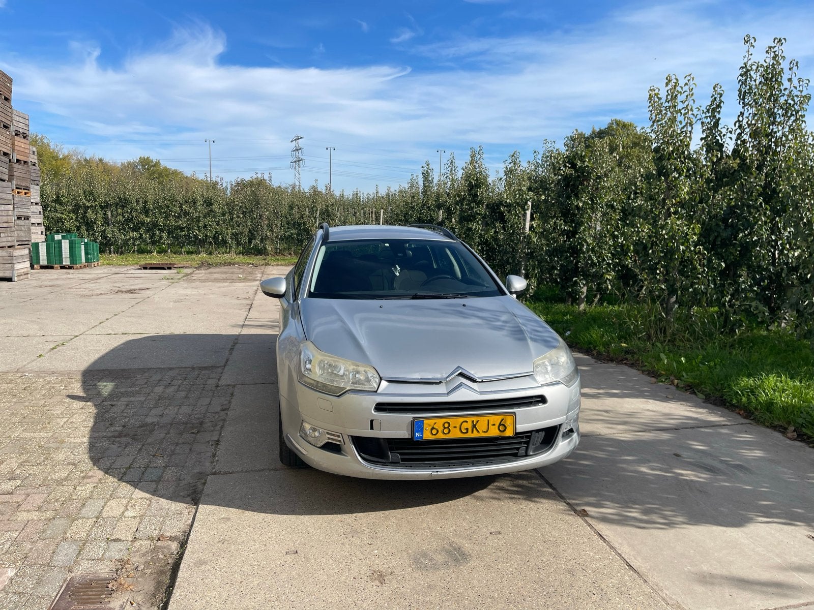 Citroën C5 2.0 16V Tourer AUT 2008 Grijs, Auto's, 1800 kg, 4 cilinders, Stationwagon, C5