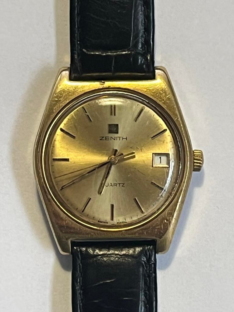 Vintage Zenith horloge - circa 1970, Overige merken, Polshorloge, Ophalen of Verzenden, Goud