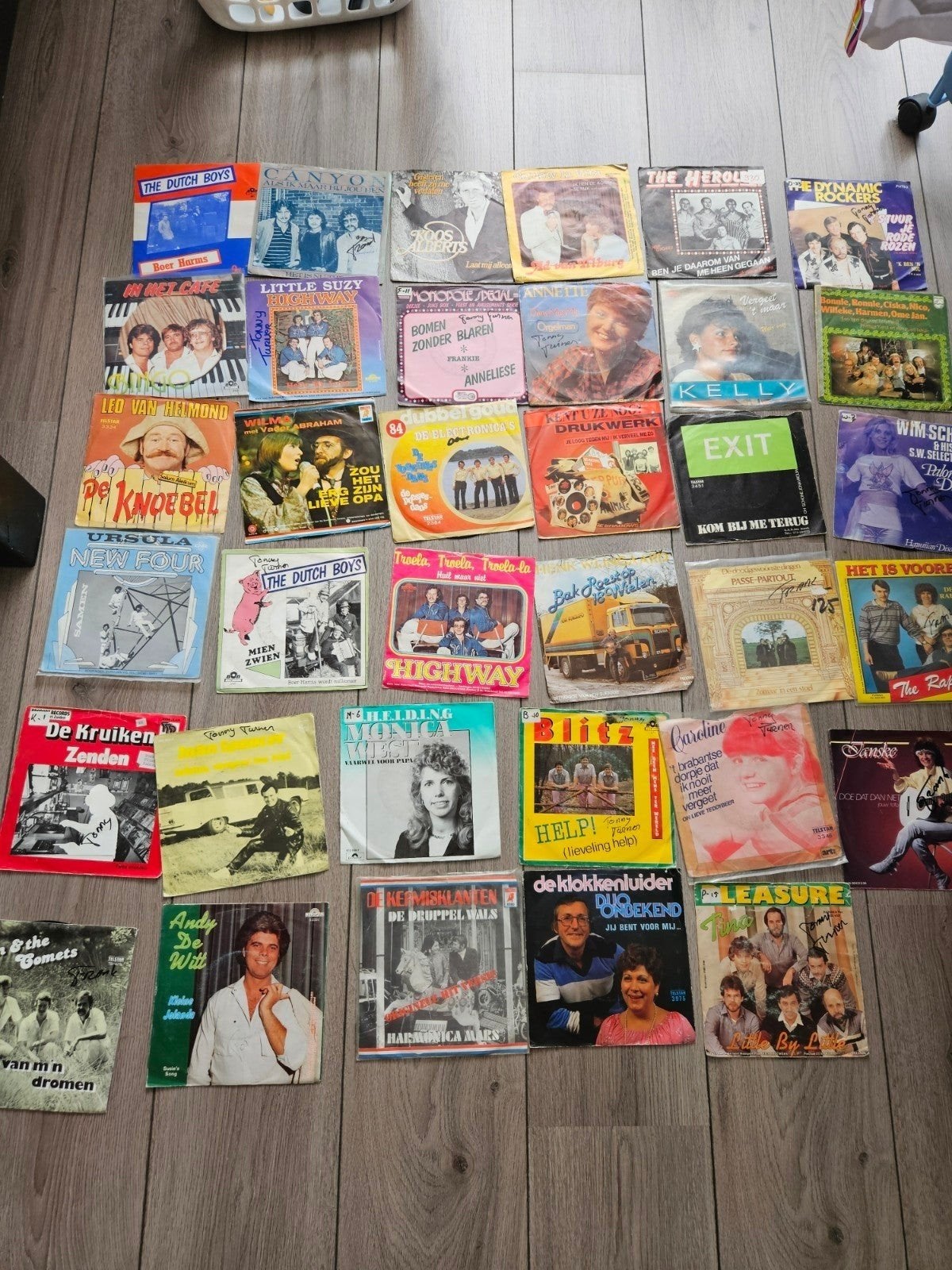 Singels en lp,s, Ophalen