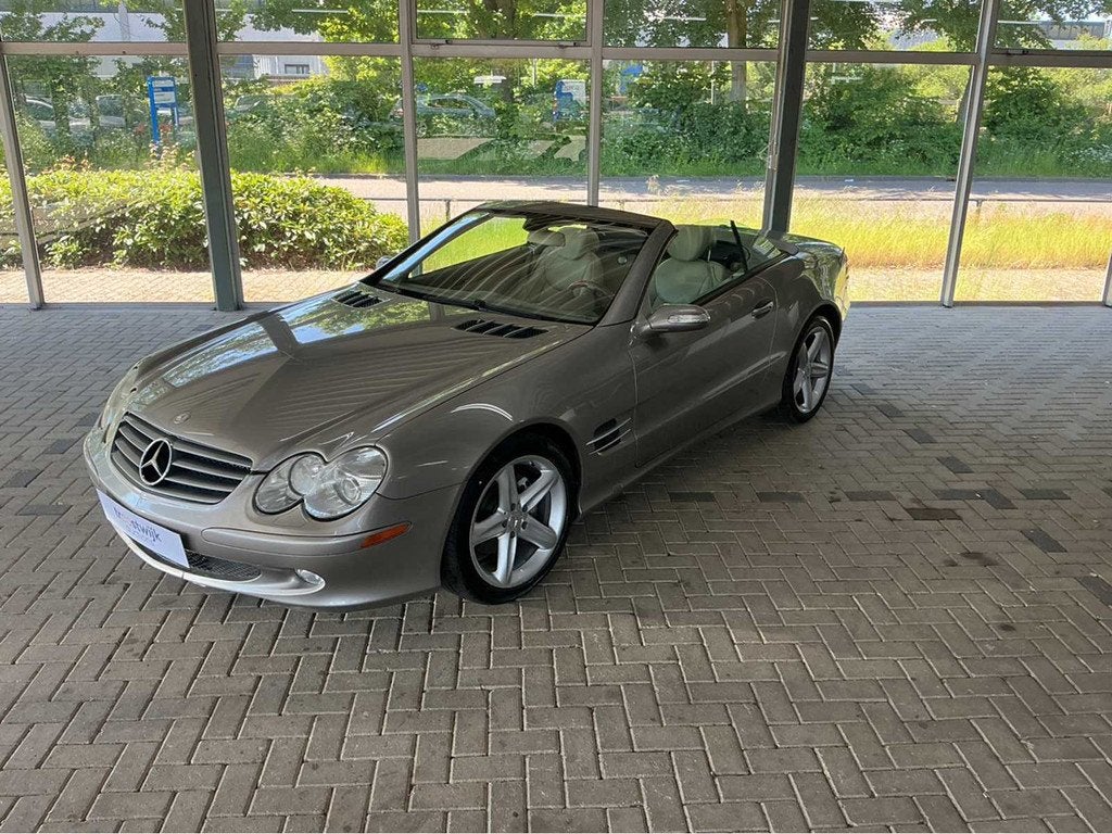 Mercedes-Benz SL-Class R230 SL 500 V8 5.0 2006, Auto's, Automaat, Gebruikt, Cabriolet, Bedrijf