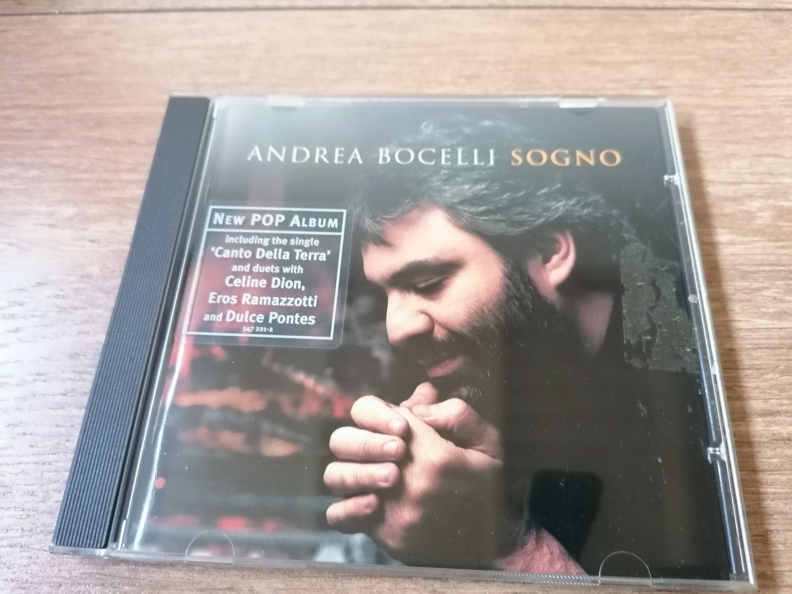 Andrea Bocelli - Sogno CD - Klassieke Pop Muziek, Cd's en Dvd's, Cd's | Pop, Ophalen of Verzenden, 1990 - 1999, Gebruikt