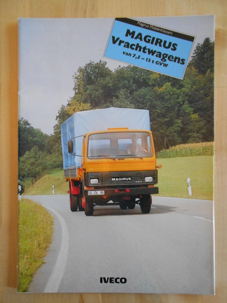 Magirus Middenklassers Brochure 1982 – 90 130 160 - Iveco, Magirus, Ophalen of Verzenden, Zo goed als nieuw, Overige merken