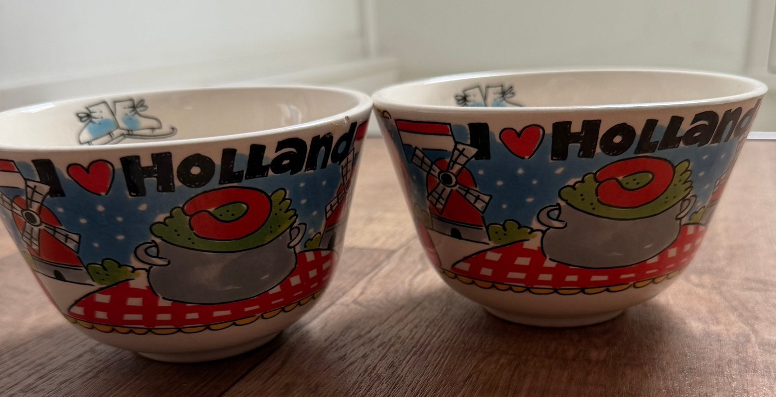 Blond Amsterdam eierdopjes en kom, Ophalen, Overige typen, Nieuw, Aardewerk