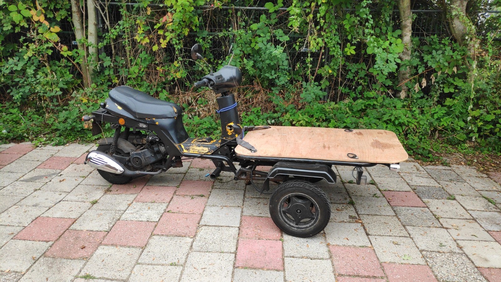 Cargobee bakbrommer bakscooter, Ophalen, Maximaal 45 km/u, Benzine