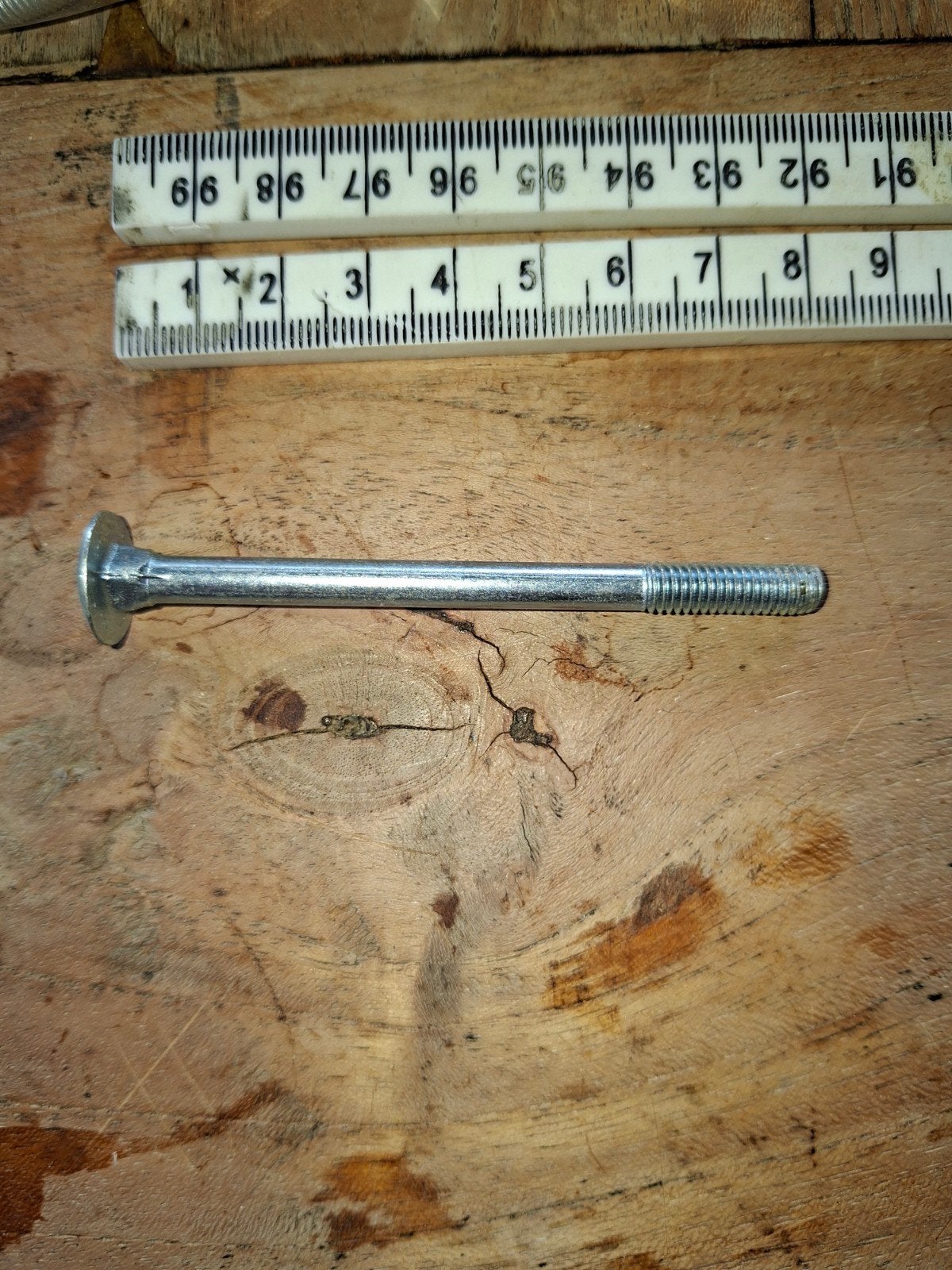 Verzinkte slotbouten m6 x 80  90 stuks, Ophalen of Verzenden, Nieuw, Bouten of Moeren