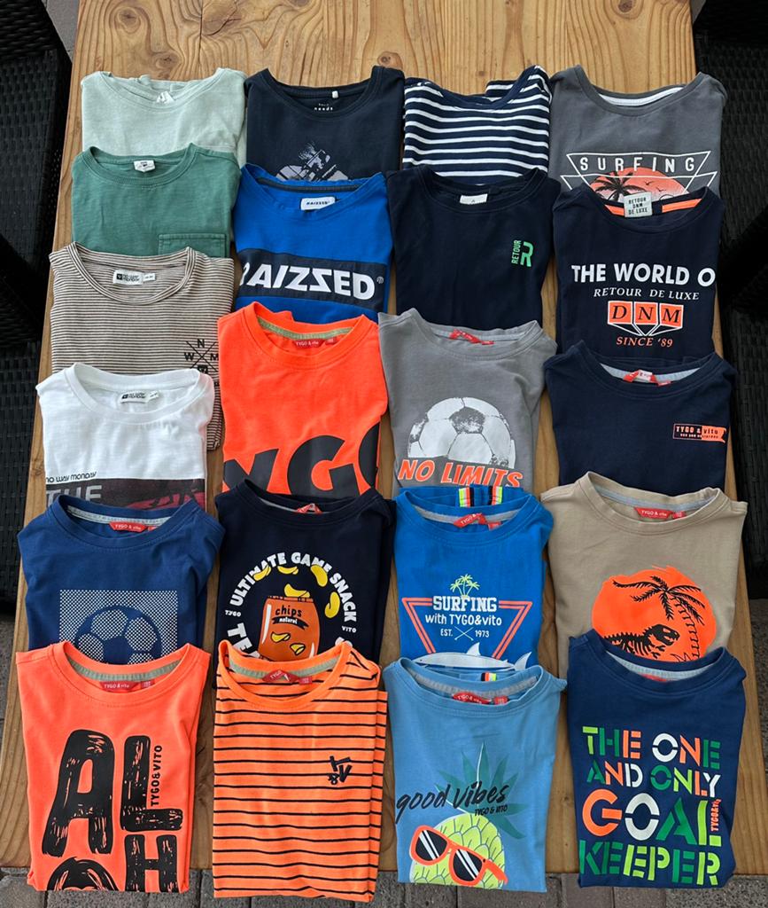 Jongens  t-shirts maat 134/140, Ophalen of Verzenden, Zo goed als nieuw, Maat 134