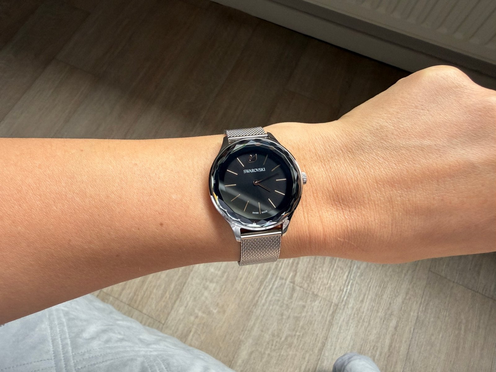 Swarovski horloge, Ophalen, Zo goed als nieuw, Staal, Overige merken