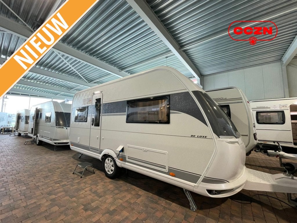 Hobby De Luxe 460 UFE, Schokbreker, Rondzit, Hobby, Bedrijf