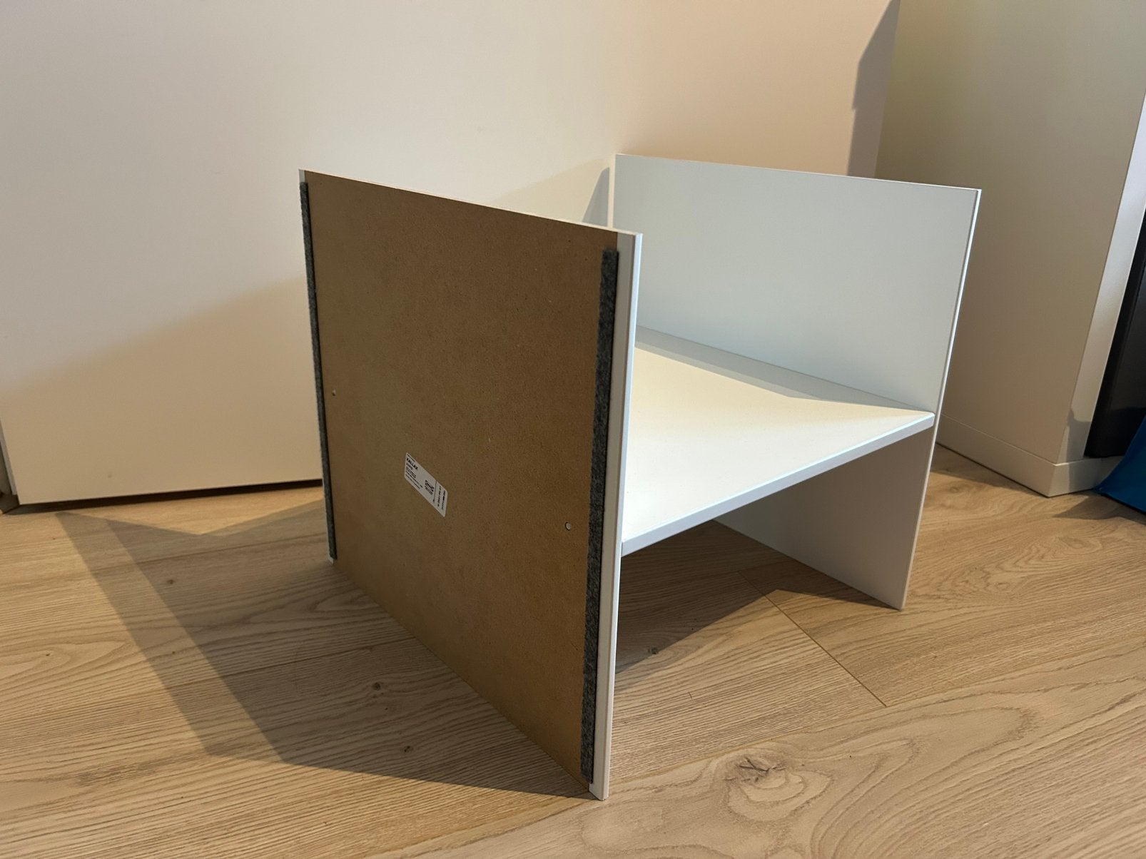 IKEA KALLAX inzet met plank wit  (2 stuks beschikbaar), Huis en Inrichting, Kasten | Lockerkasten, Zo goed als nieuw, Ophalen of Verzenden