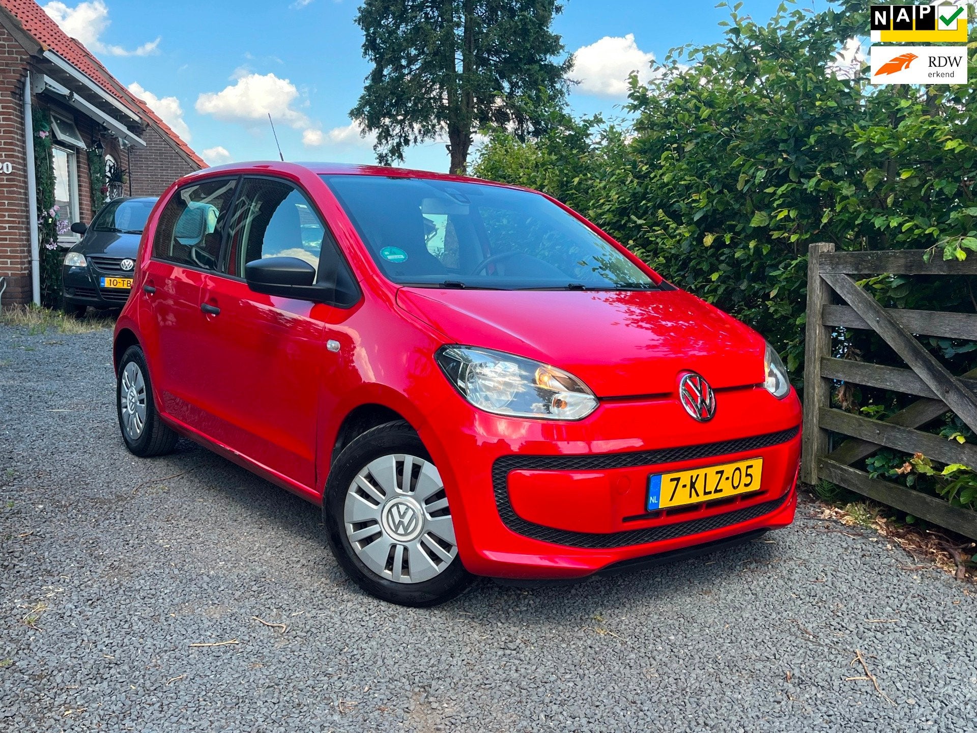Volkswagen Up! 1.0 move up! BlueMotion|5DRS|AIRCO|Org NL!, Auto's, Voorwielaandrijving, Euro 5, Stof, Gebruikt