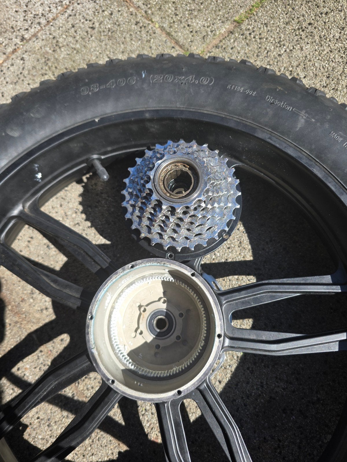 Fatbike velg zonder motor, Fietsen en Brommers, Fietsonderdelen, Ophalen of Verzenden, Fatbike, Motor