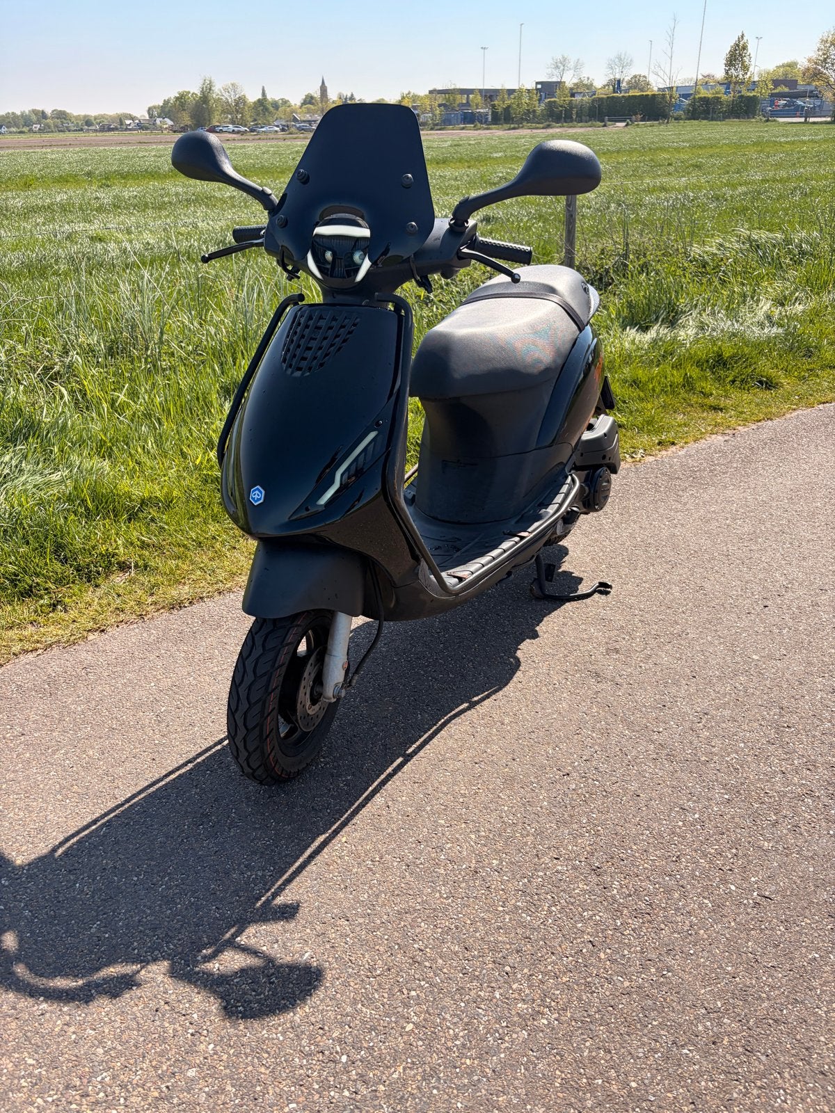 Piaggio Zip 4T Scooter - Zwart, Goed Onderhouden, Ophalen, Gebruikt, Zip, Benzine