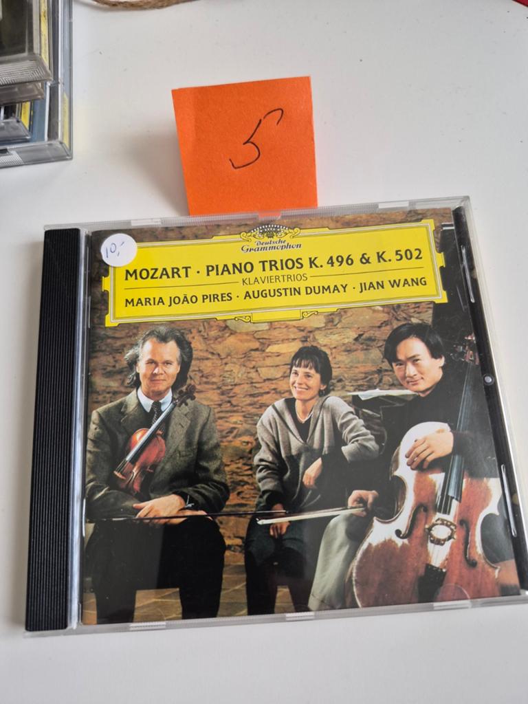 Mozart Pianotrio's K. 496 & K. 502 - Maria João Pires CD, Ophalen of Verzenden, Classicisme, Gebruikt, Kamermuziek