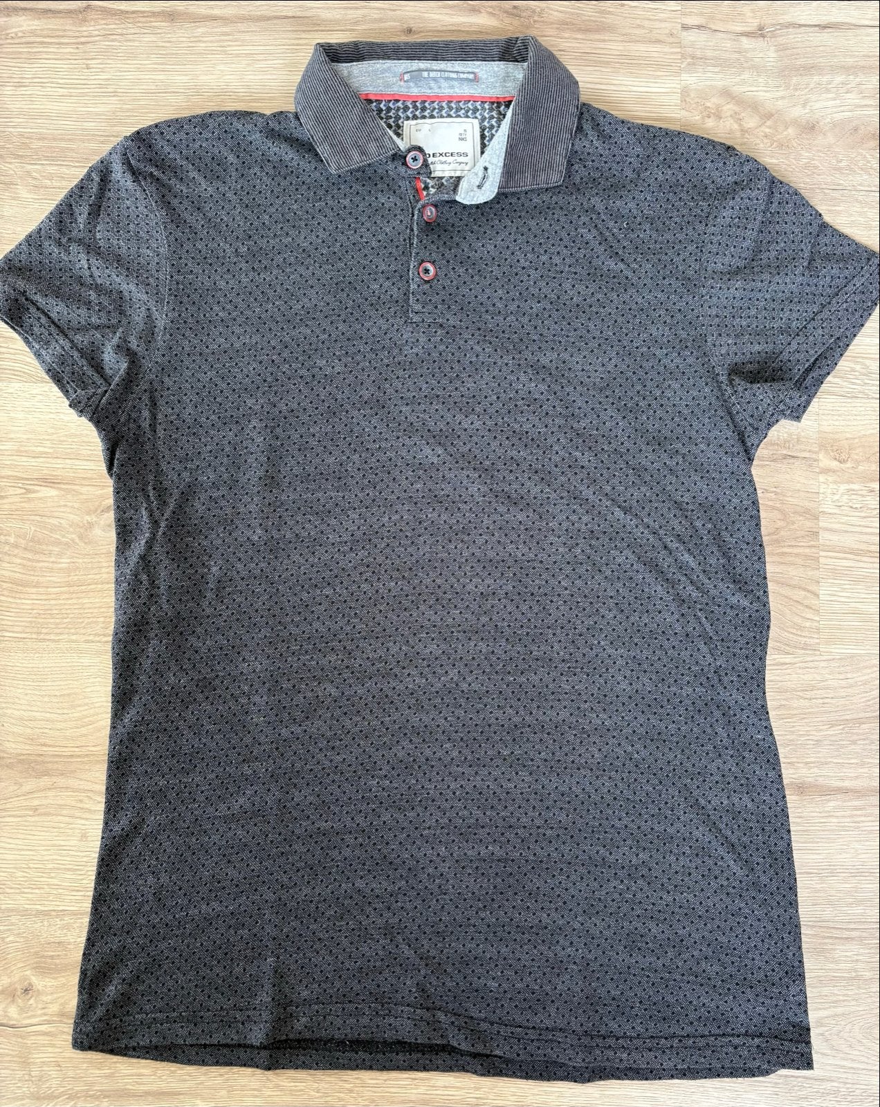 Stijlvolle No Excess Polo - Maat L, Ophalen of Verzenden, Gedragen, Maat 52/54 (L), Grijs