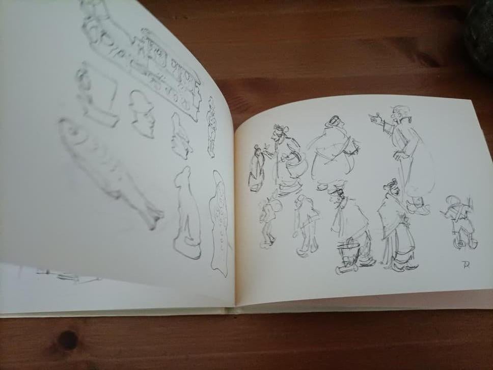 Schetsboek Anton Pieck uit 1987, Boeken, Ophalen of Verzenden, Zo goed als nieuw