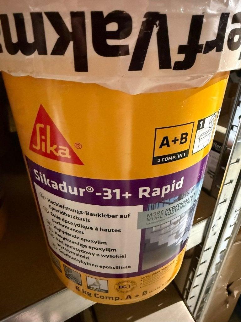 Sikadur rapid 31+ 6kg 1 emmer nieuw!, Overige materialen, Nieuw, Minder dan 5 m², Ophalen