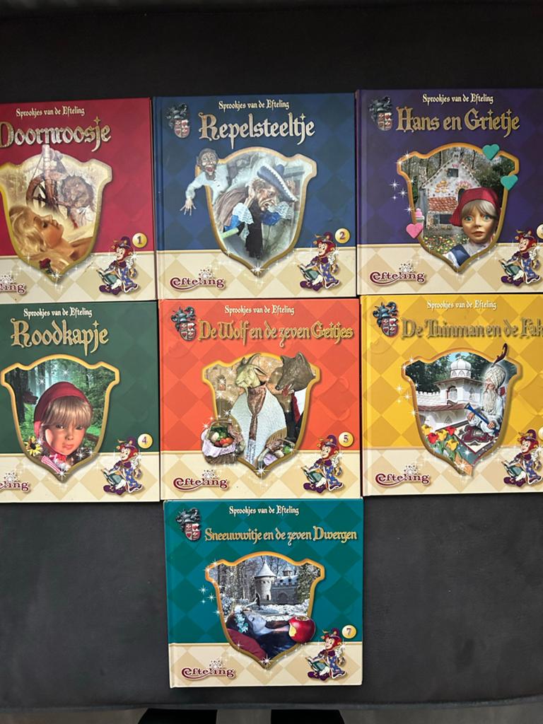 Efteling Sprookjesboeken Collectie - 7 Delen, Boeken, Ophalen of Verzenden, Zo goed als nieuw