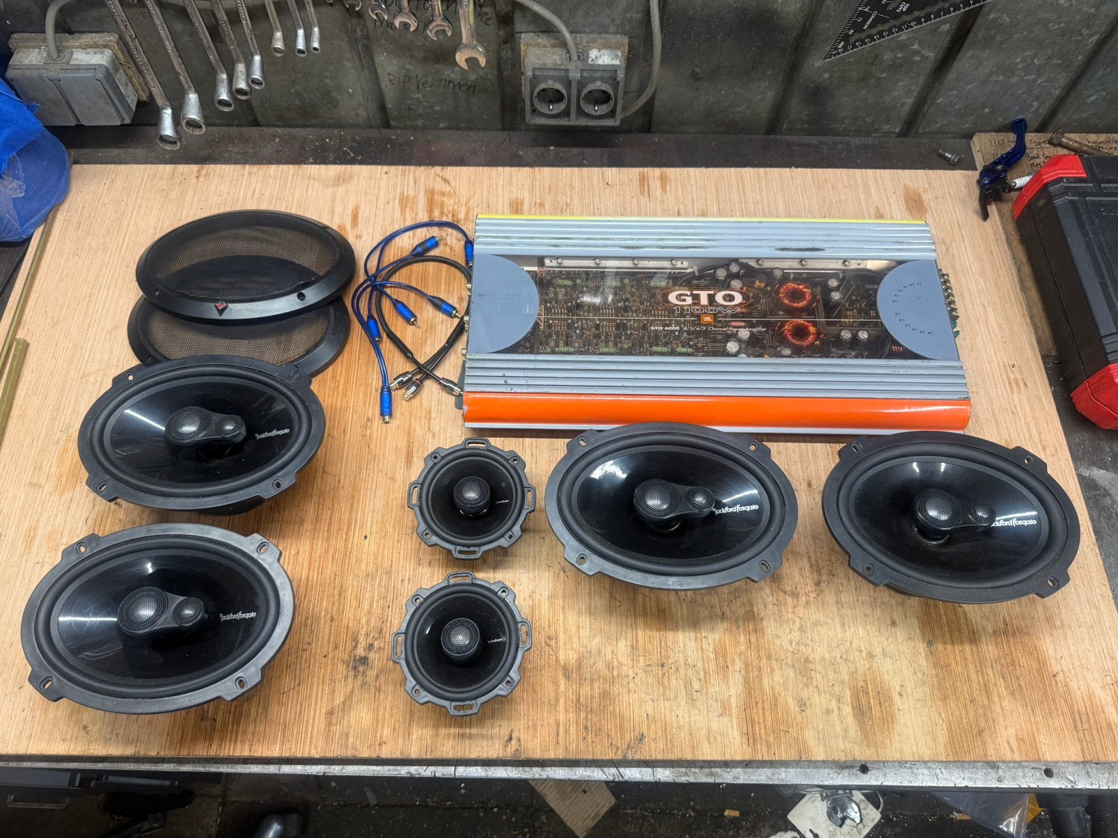 Rockford Fosgate audio set, Auto diversen, Autospeakers, Gebruikt, Ophalen