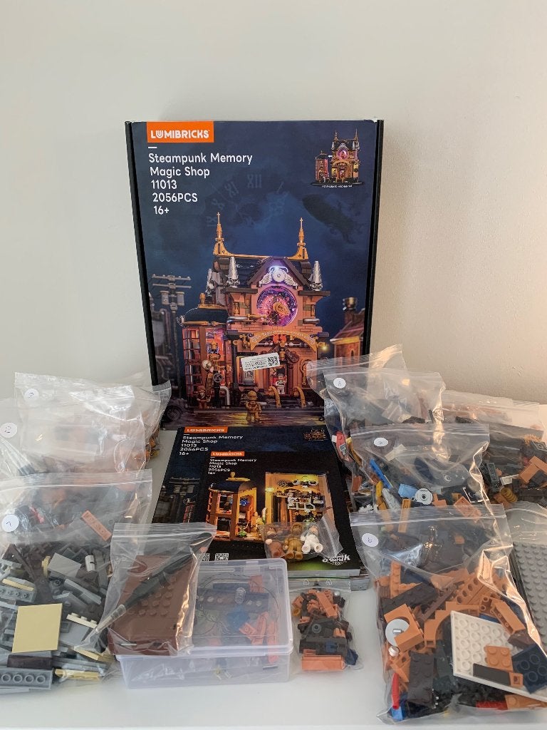 Lumibricks Steampunk Memory Magic Shop, Ophalen of Verzenden, Zo goed als nieuw, Overige merken