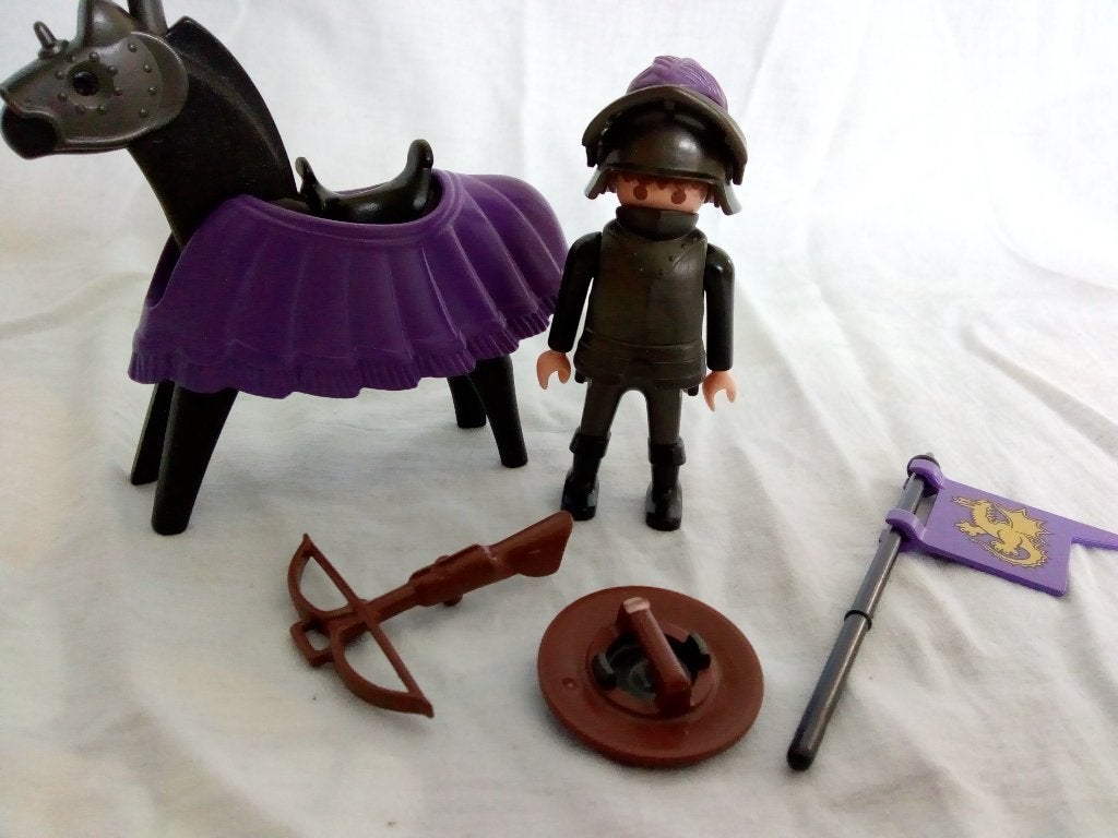 onderdelen uit playmobilset 3669 Ridder met 2 knapen, Ophalen of Verzenden, Gebruikt