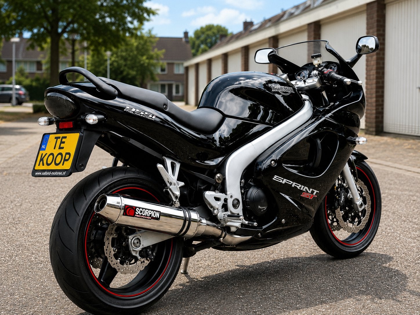 Triumph Sprint 955i - Echt in topstaat!, Motoren, Motoren | Triumph, Sportuitlaat, Motorrijbewijs A, Gebruikt, 3 cilinders