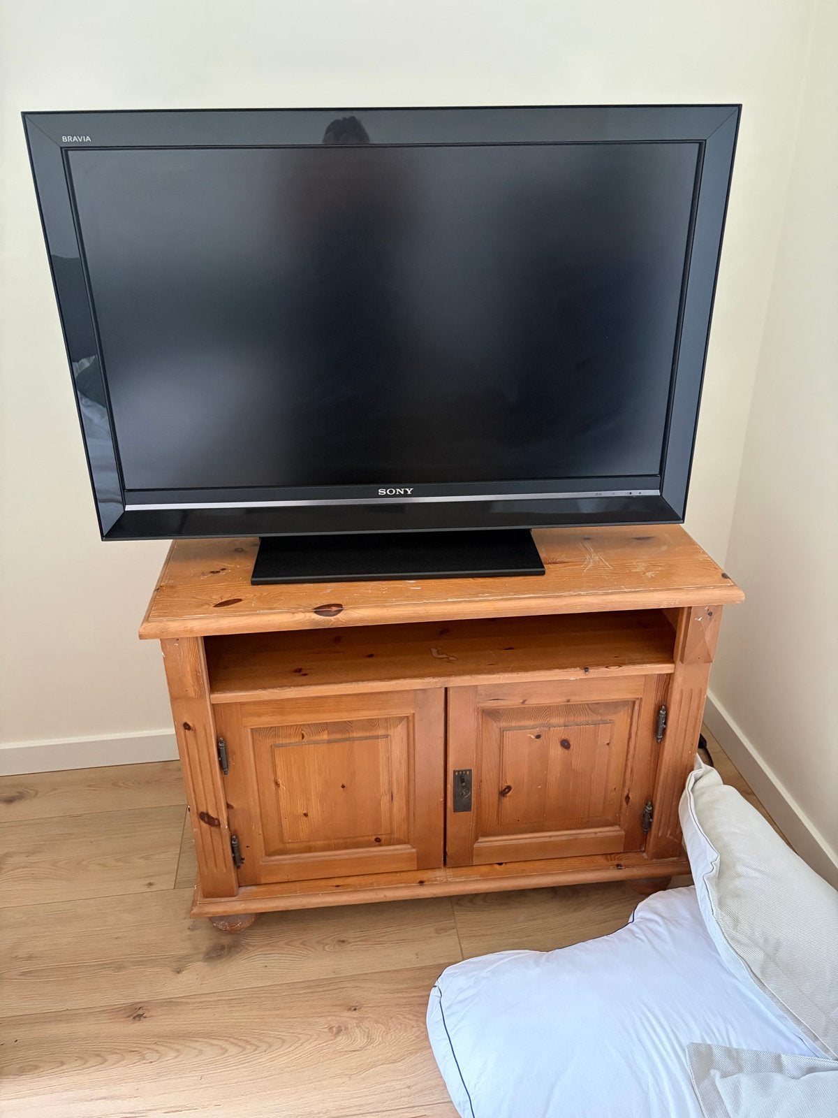 Sony Bravia TV en Houten TV-meubel, Ophalen, Gebruikt, LCD, 80 tot 100 cm
