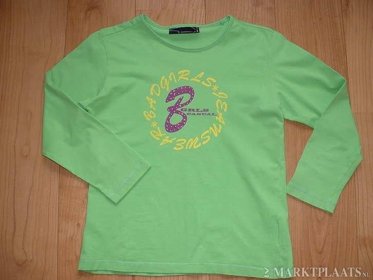 BAD GIRLS longsleeves mt 176 groen( qwe), Meisje, Bad Girls, Ophalen of Verzenden, Zo goed als nieuw