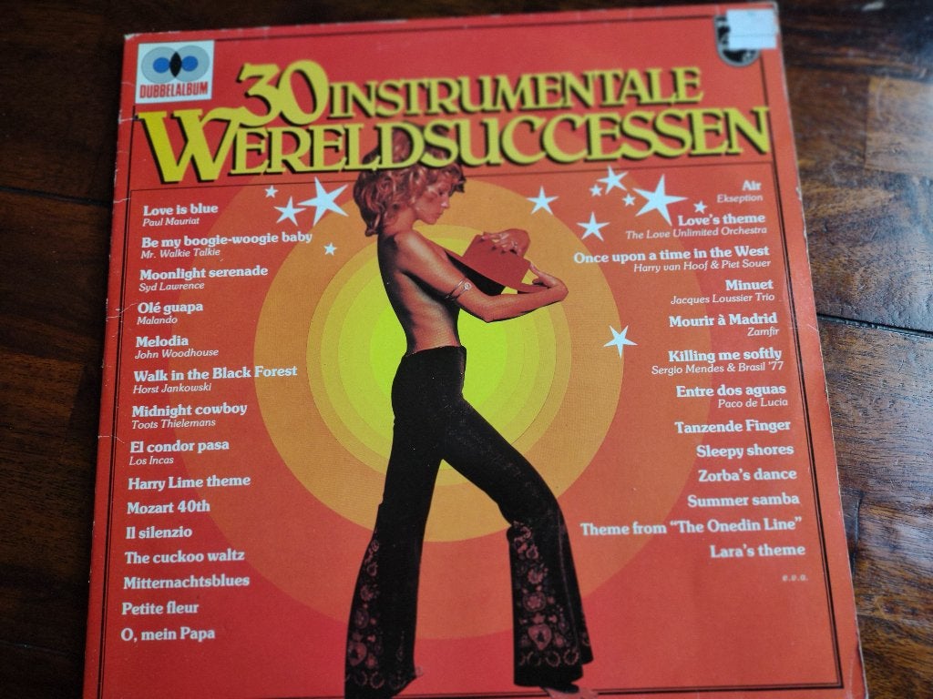 2 LP - 30 Instrumentale Wereldsuccessen, LP, Overige genres, Ophalen of Verzenden, Zo goed als nieuw