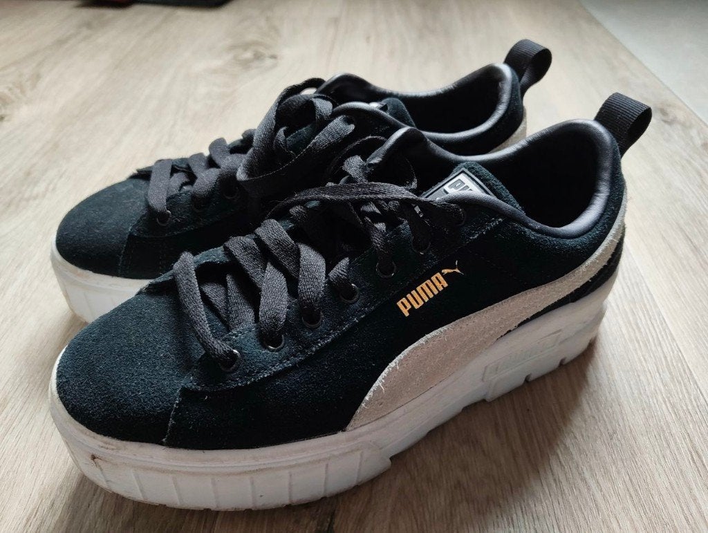 Puma sneakers - zwart - maat 41, Puma, Zwart, Ophalen of Verzenden, Sneakers of Gympen