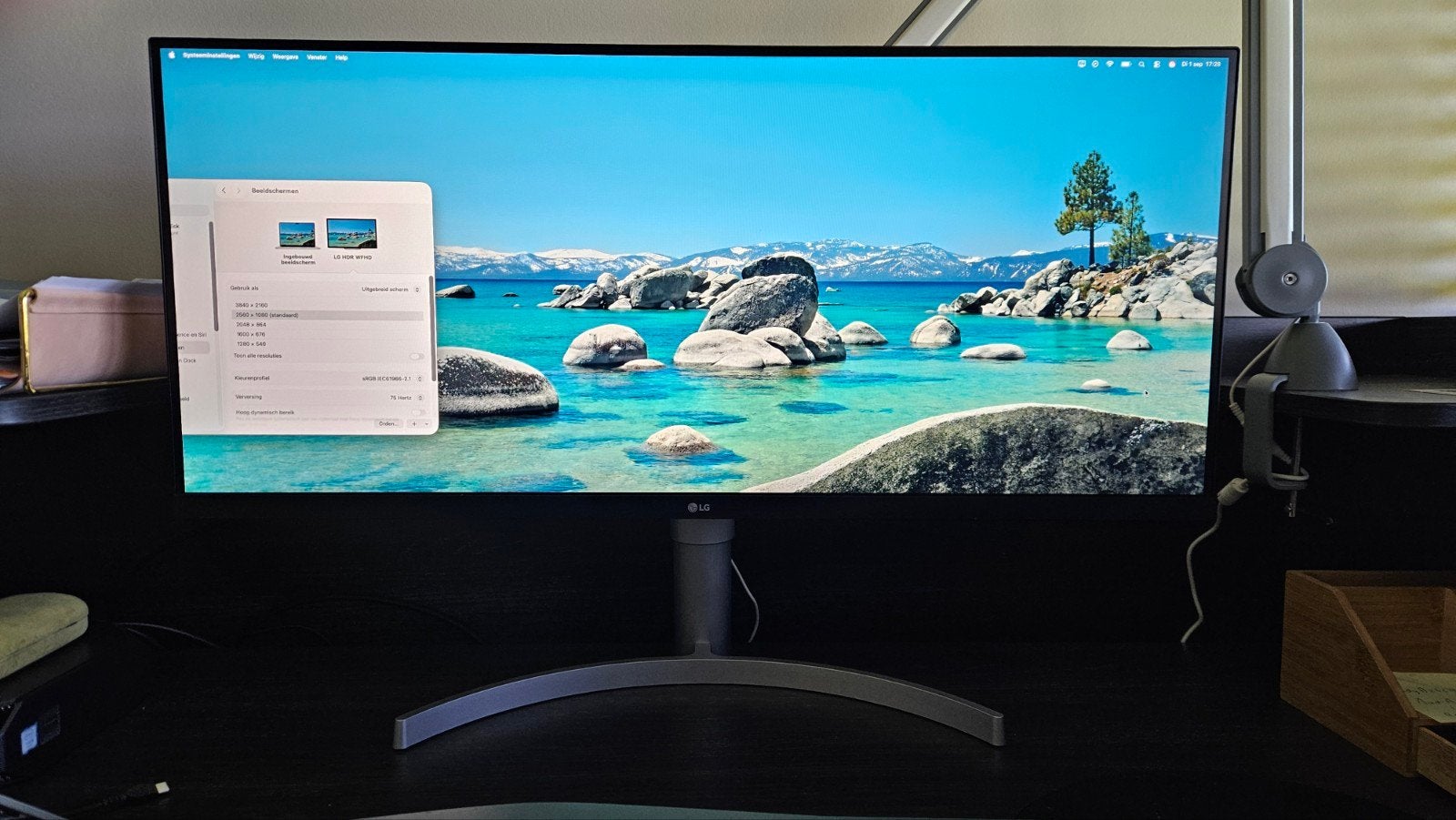 LG 34WN650 Monitor 34 inch UltraWide 21:9 LED IPS HDR 400, Computers en Software, Monitoren, Ophalen, IPS, LG Electronics, Full HD