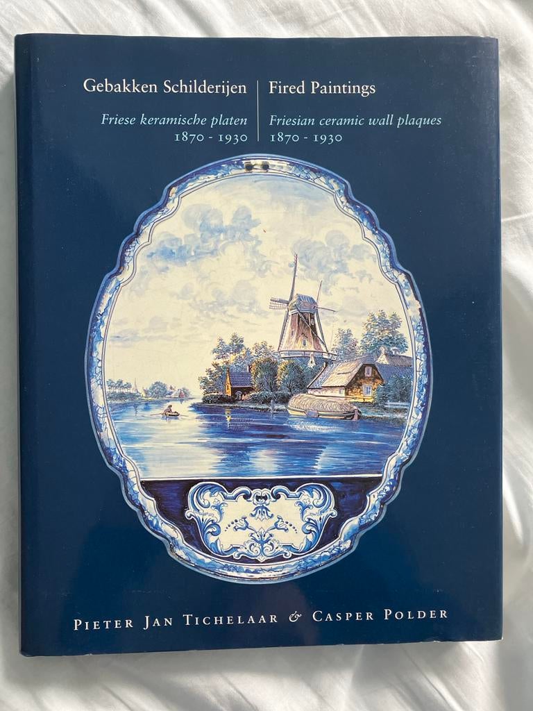 Boek, Gebakken Schilderijen: Friese keramische platen, Ophalen of Verzenden, Zo goed als nieuw, Schilder- en Tekenkunst