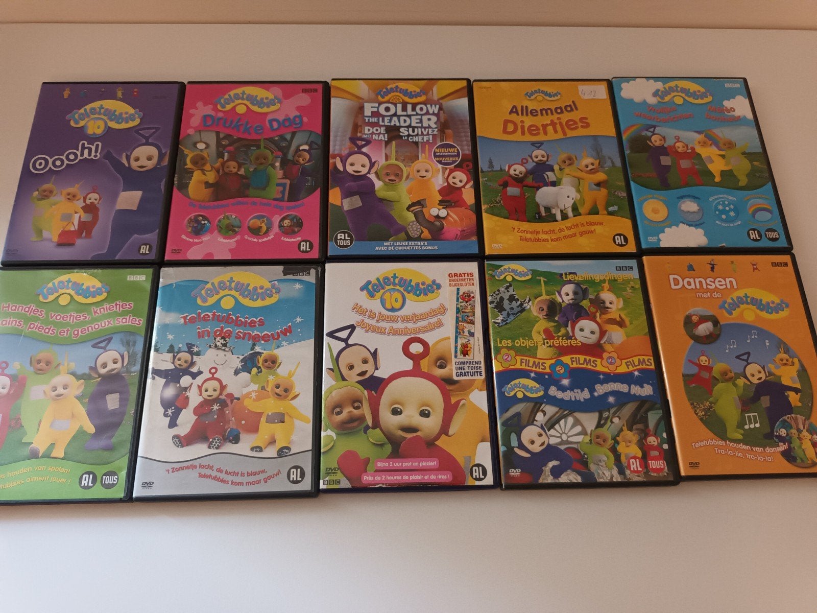dvd pakket Teletubbies, Verzenden