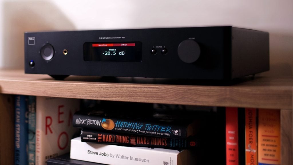 NAD C 368 met BluOS 2i MDC module - Streaming Versterker, Audio, Tv en Foto, Versterkers en Receivers, Zo goed als nieuw, 60 tot 120 watt