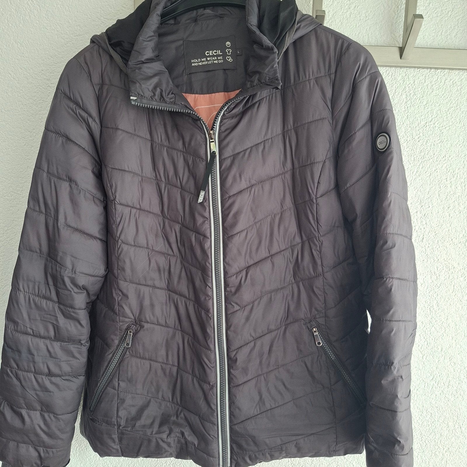 Cecil Dames Tussenjas met Capuchon - Maat L, Bruin, Kleding | Dames, Bruin, Maat 42/44 (L), Ophalen of Verzenden, Gedragen