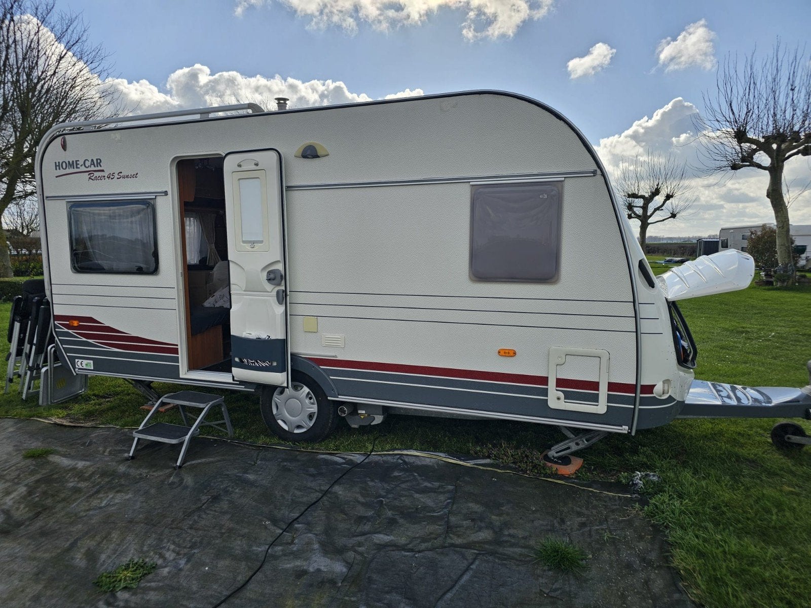 te koop Homecar Racer 45 sunset uit 2007 met mover., Caravans en Kamperen, Caravans, Home-car, Rondzit, Frans bed, 750 - 1000 kg