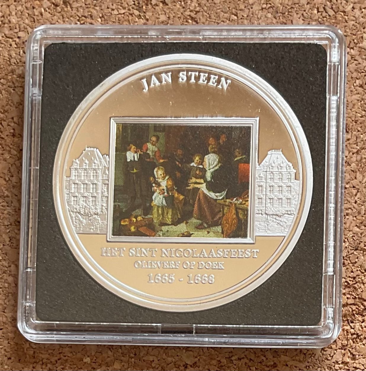 Penning Rijksmuseum - Jan Steen - Het Sint Nicolaasfeest., Ophalen of Verzenden, Overige materialen, Nederland
