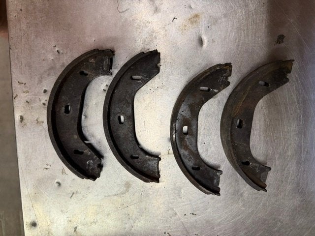 Handremschoenen Alfa Spider type 115, Ophalen of Verzenden, Gebruikt, Alfa Romeo