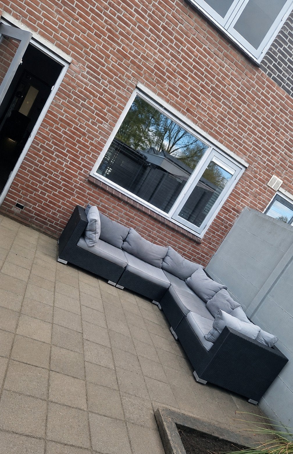Tuin/Lounge set, Ophalen, 5 zitplaatsen, Kunststof, Gebruikt