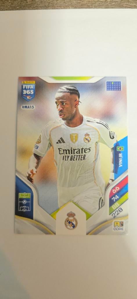 FIFA 365 Adrenalyn XL 2024 Vinicius Jr. Limited Edition, Ophalen of Verzenden, Zo goed als nieuw, Buitenlandse clubs, Spelerskaart