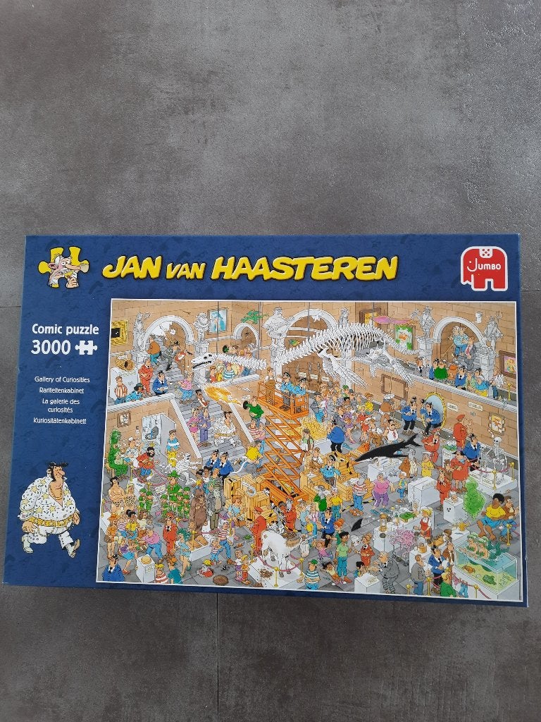 Jan van Haasteren Rariteitenkabinet, 3.000 stukjes, Hobby en Vrije tijd, Denksport en Puzzels, Ophalen of Verzenden, Meer dan 1500 stukjes