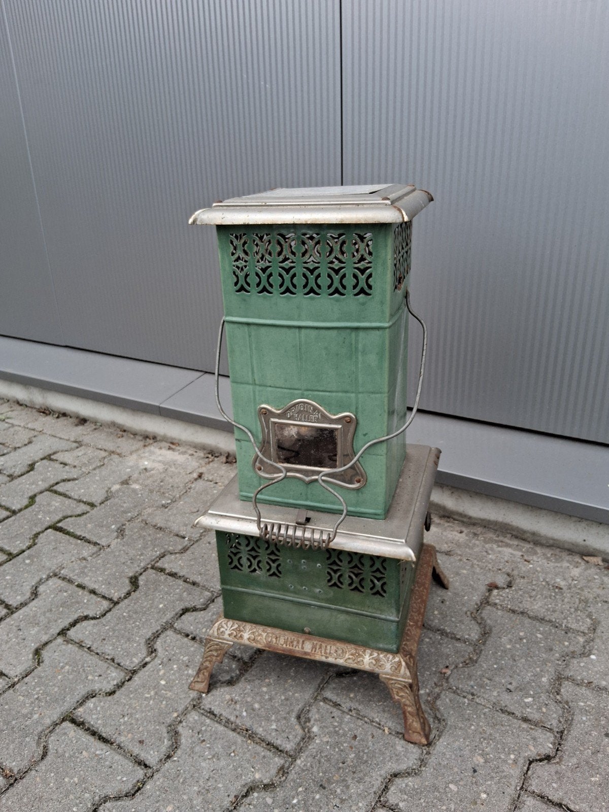 Antieke Orginal Haller petroleum kachel uit 40-er jaren., Antiek en Kunst, Ophalen