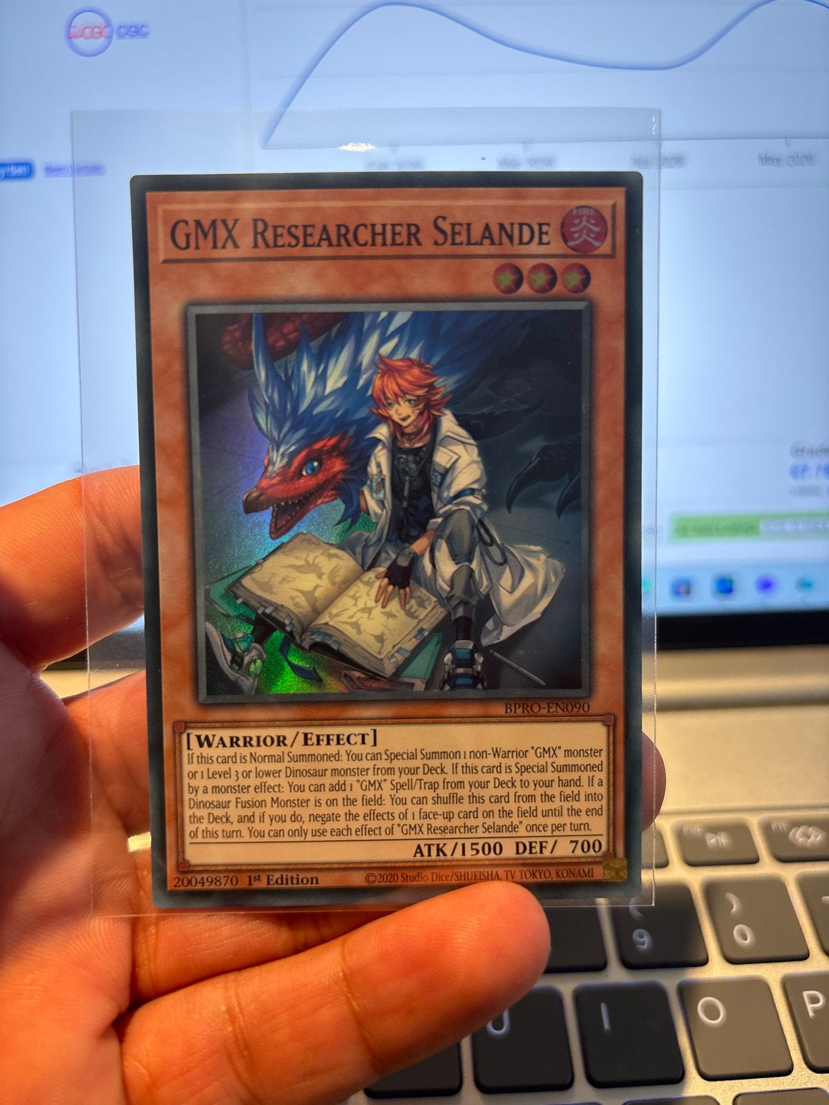 Yu-Gi-Oh! GMX Researcher Selande BPRO-EN090 Nieuw, Ophalen of Verzenden, Nieuw, Losse kaart, Foil