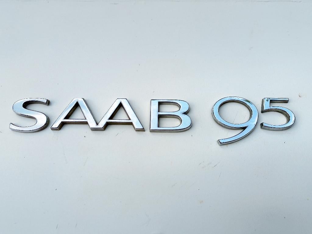 SAAB 9-3 OG logo embleem kofferklep; ook 9-5 en NG!, Auto-onderdelen, Ophalen of Verzenden, Gebruikt, Saab