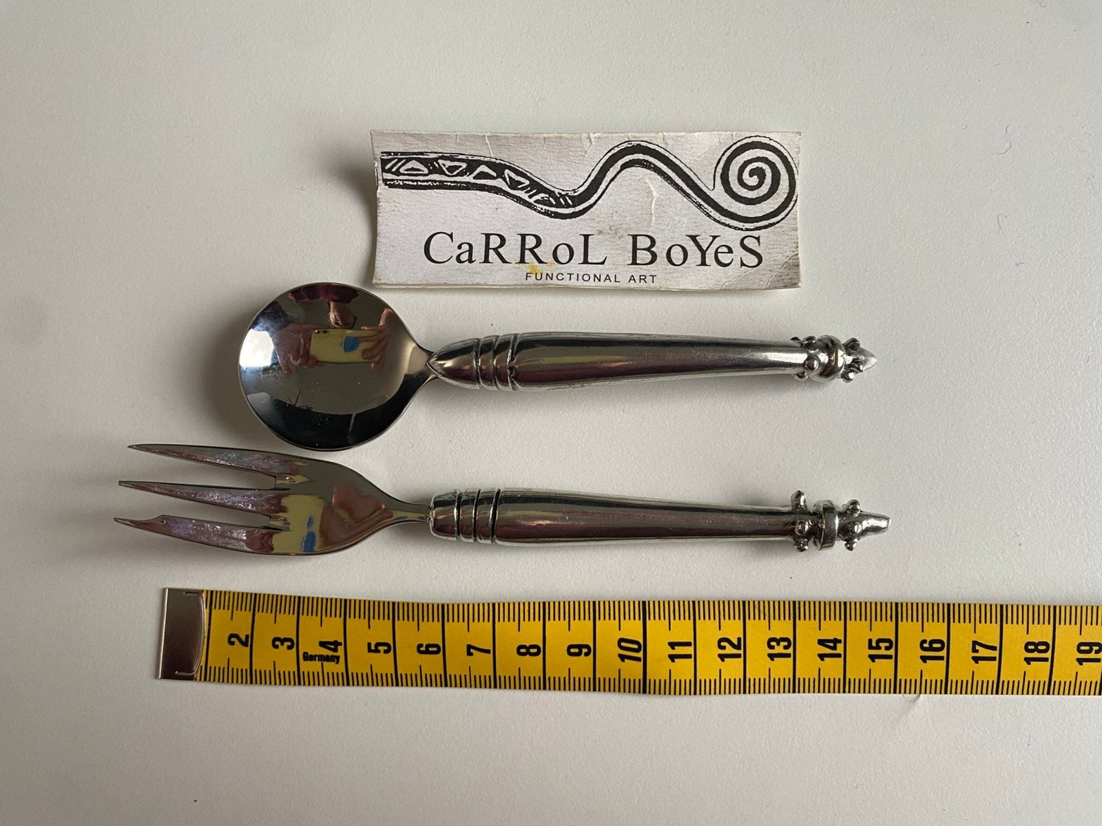 Carrol Boyes bestek nieuw, Ophalen